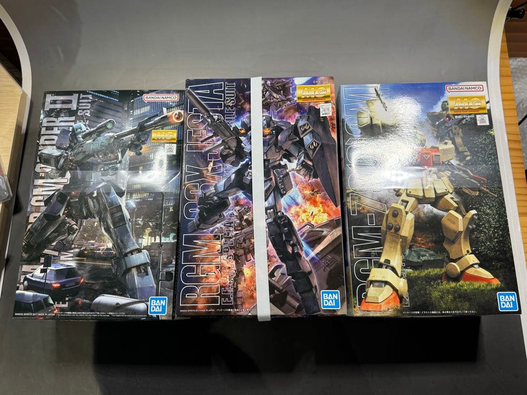 【未開封】MG ジムスナイパーⅡ・ジェスタ・陸戦型ジム