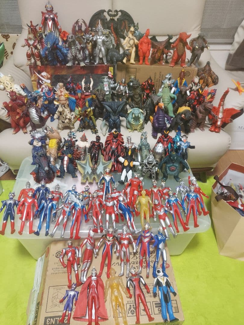 ウルトラマン 怪獣 ソフビ その他 戦闘機 ミニソフビ 等 ジャンク品