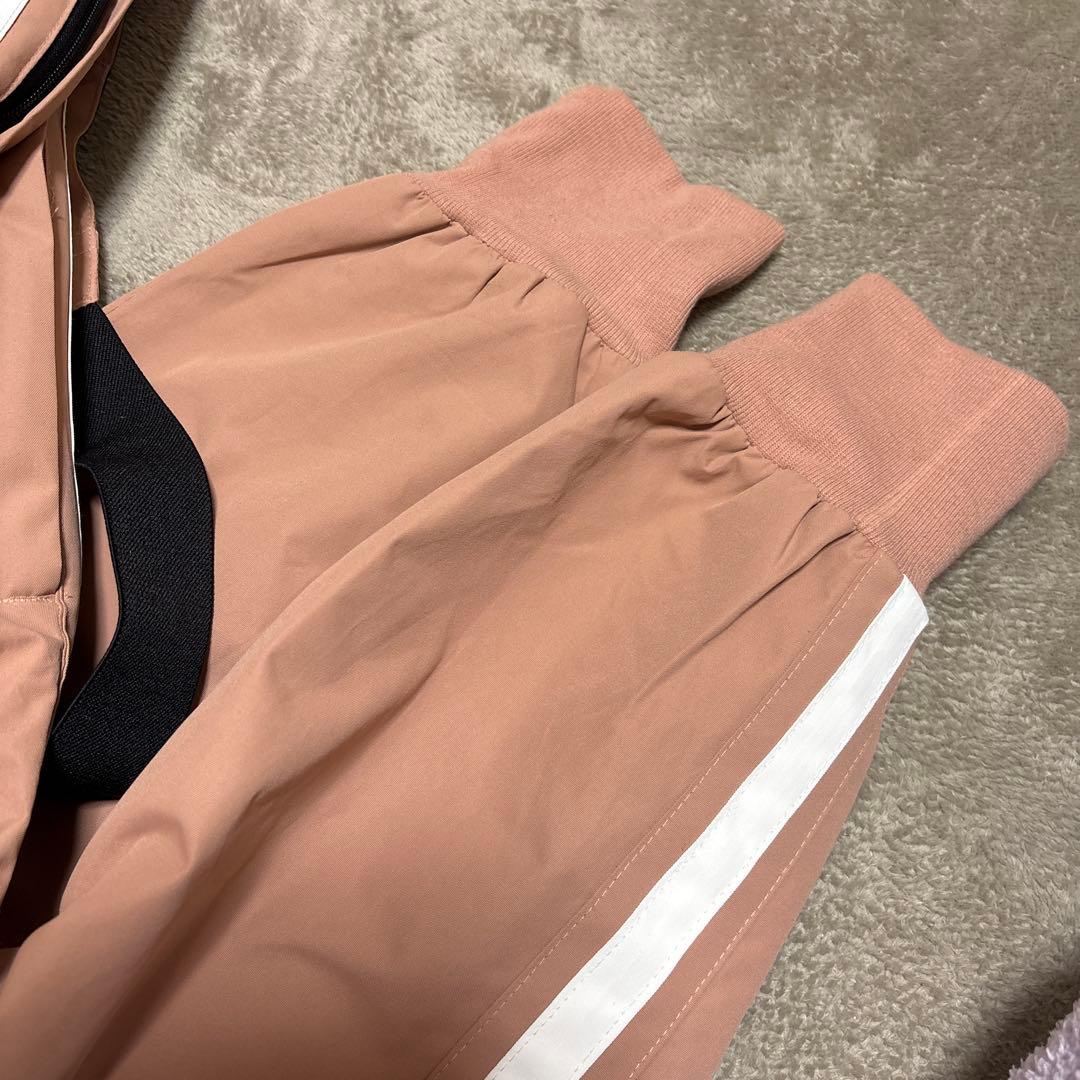 エヌスリー　ビブパンツ　ピンク　S スノウウェア