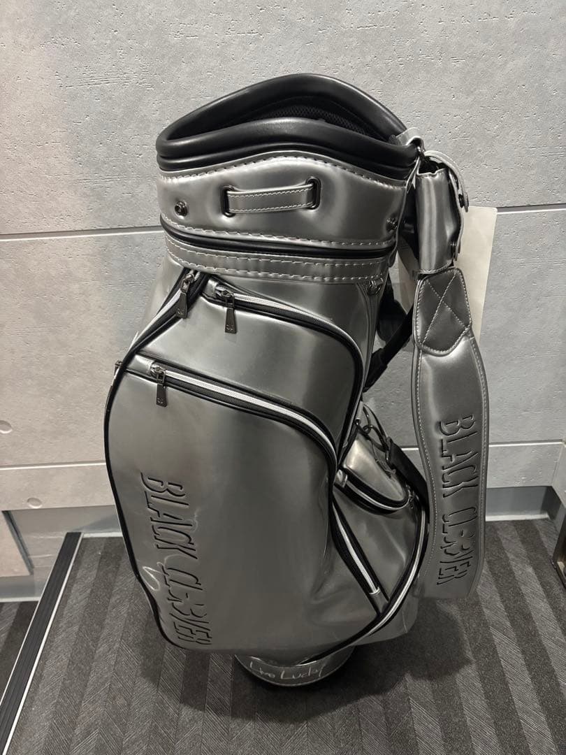 ブラッククローバー ゴルフ シルバー キャディバッグ 9.0型 BA5KNC20