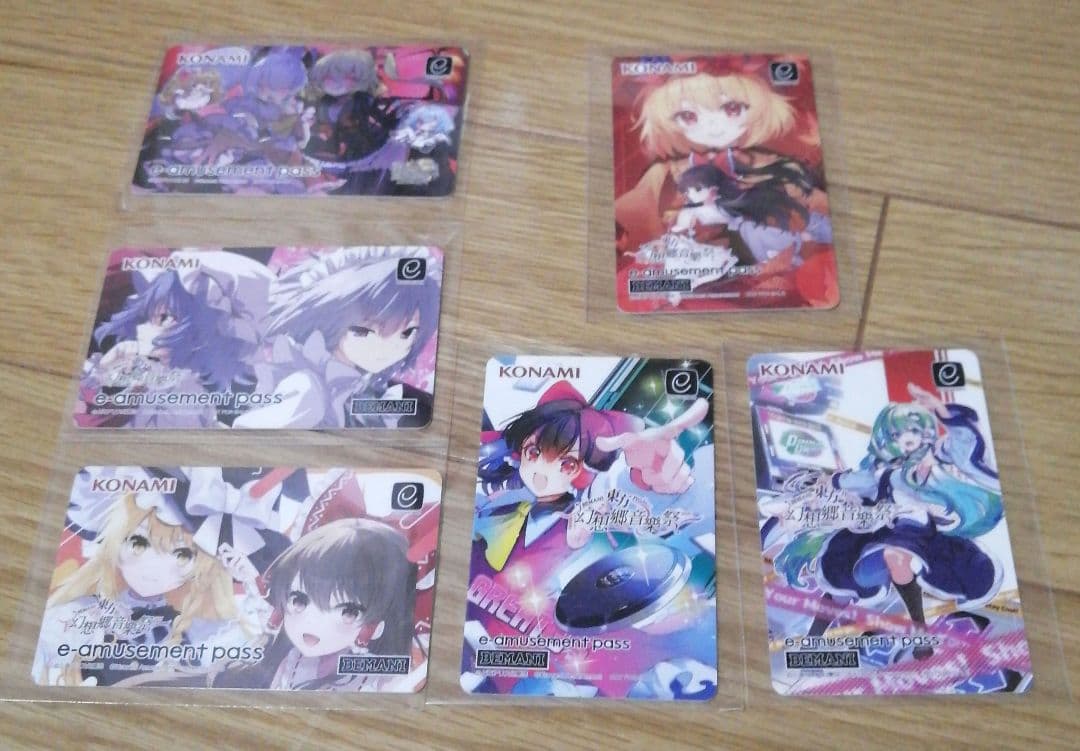 幻想郷音樂音楽祭2024オリジナルe-amusement pass　 6枚セット
