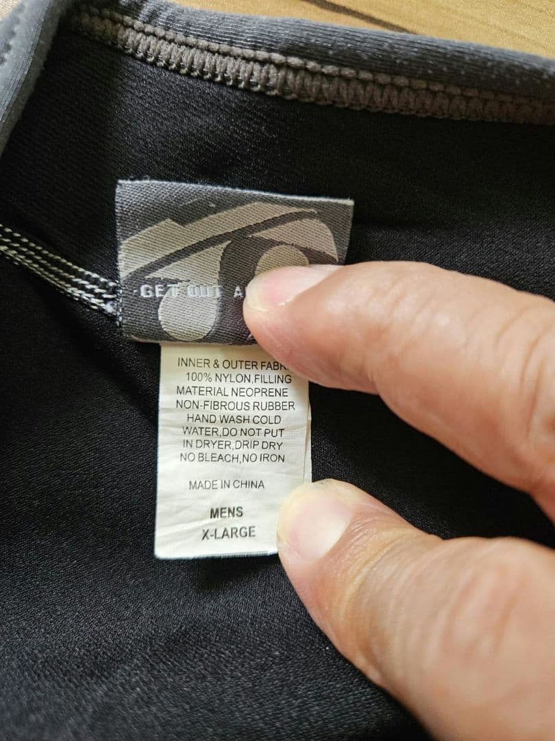 ウェットスーツセット（ジャケット、ロングジョン）XL ジェットパイロット