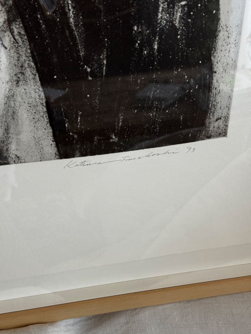 舟越桂　「不規則な休止符」　リトグラフ　1993年