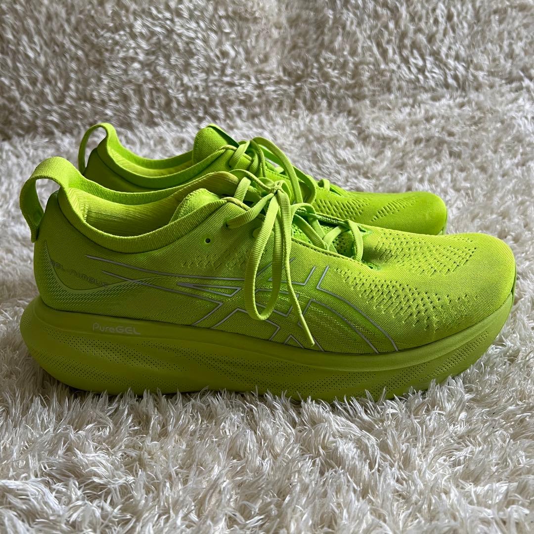 asics/アシックス/PUREGEL/蛍光/イエローグリーン