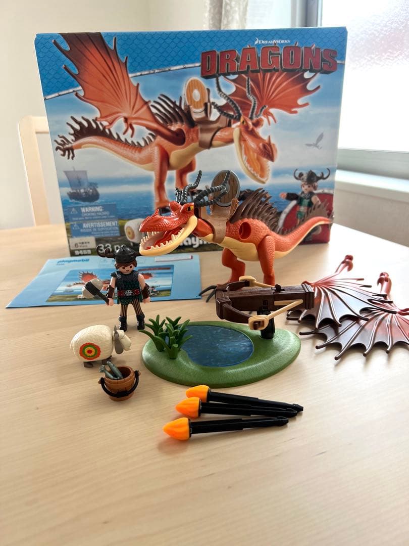 ヒックとドラゴン　プレイモービル　9459 フックファング　スノット　箱あり