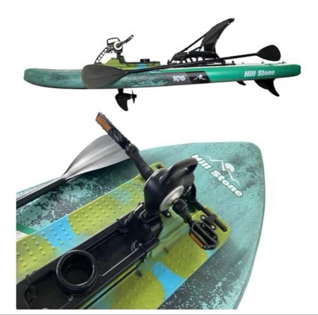 足漕ぎsup 釣り　ガーミン魚探付き