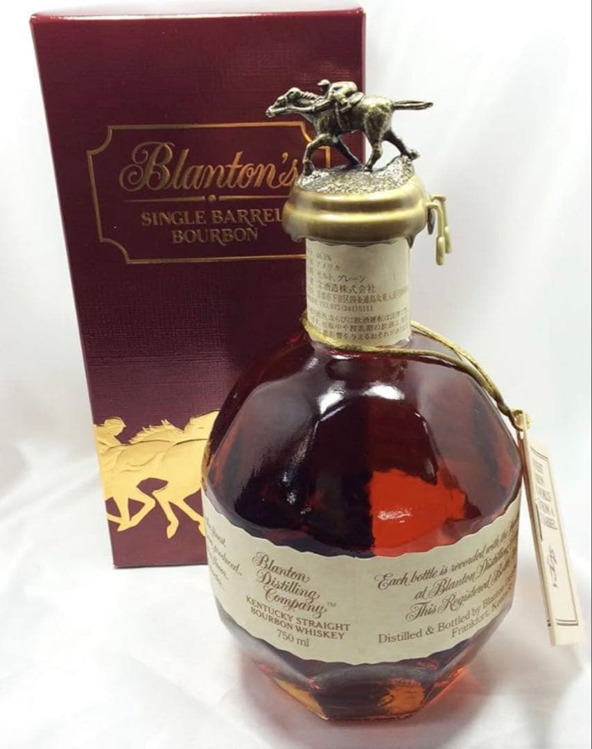 Blanton's バーボンウイスキー オリジナルボックス付き