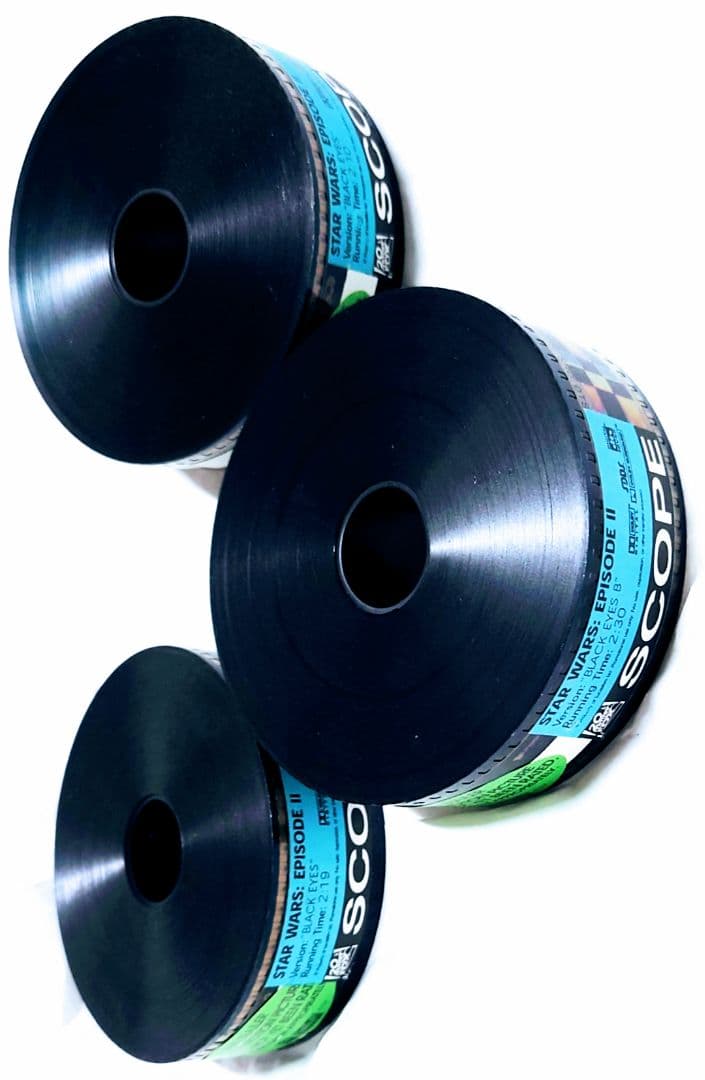 希少★スターウォーズ エピソード2 予告編35mmフィルム3本セット！！
