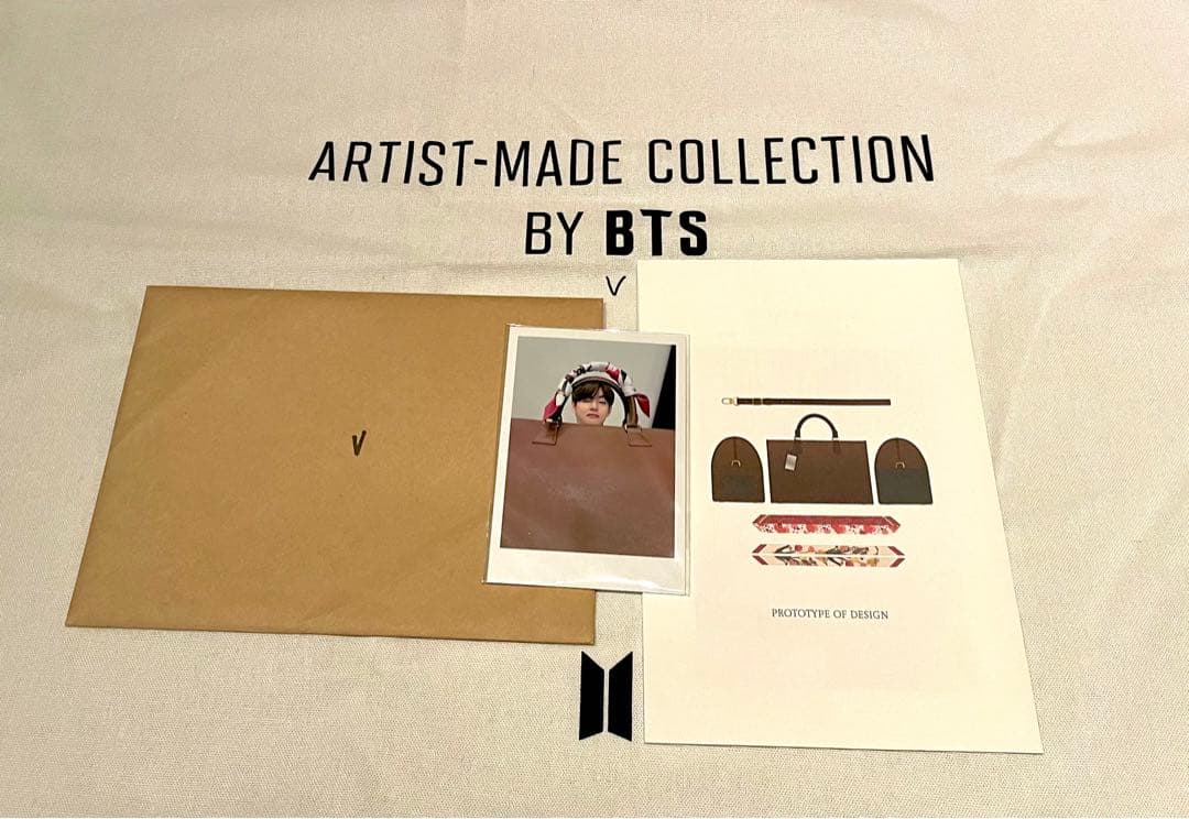 【未使用・公式】BTS アーティストメイド ボストンバッグ テヒョン V