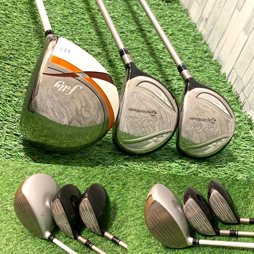 キャロウェイバッグ付 Callaway&テーラーメイド レディースゴルフセット