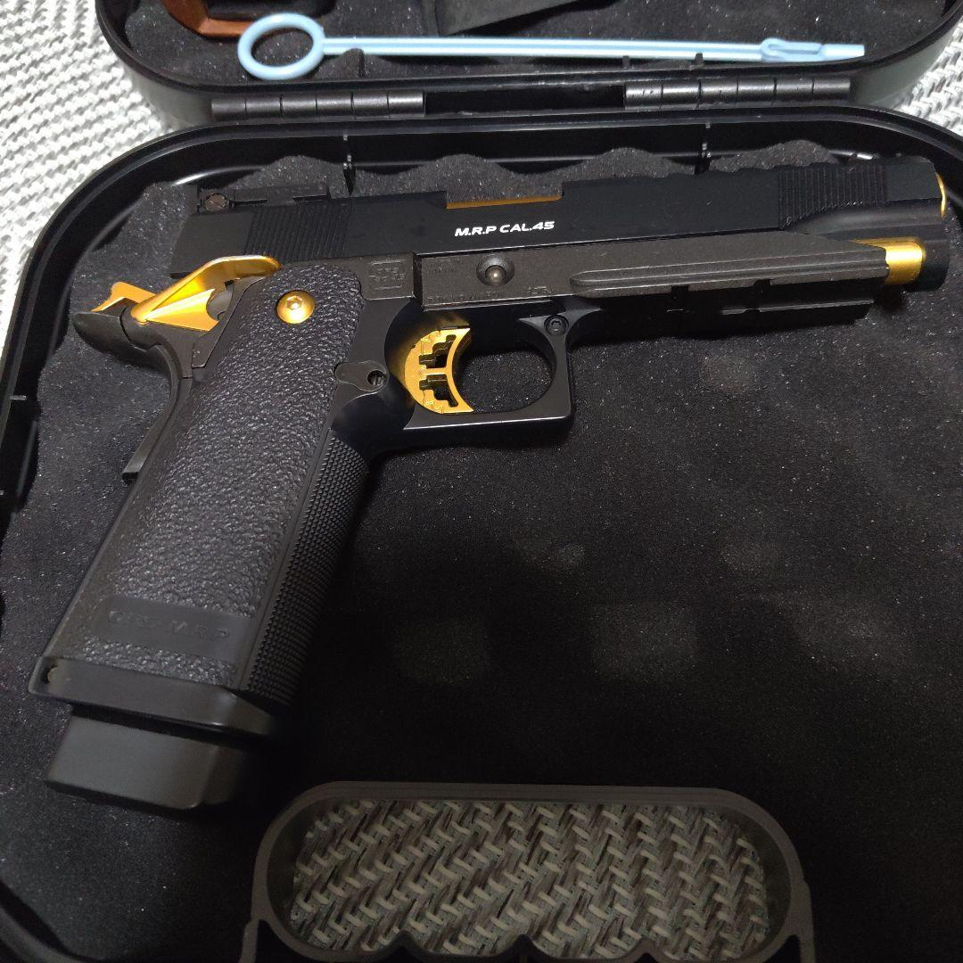 M.P.CAL.45 エアガン ブラック ゴールド ケース付き