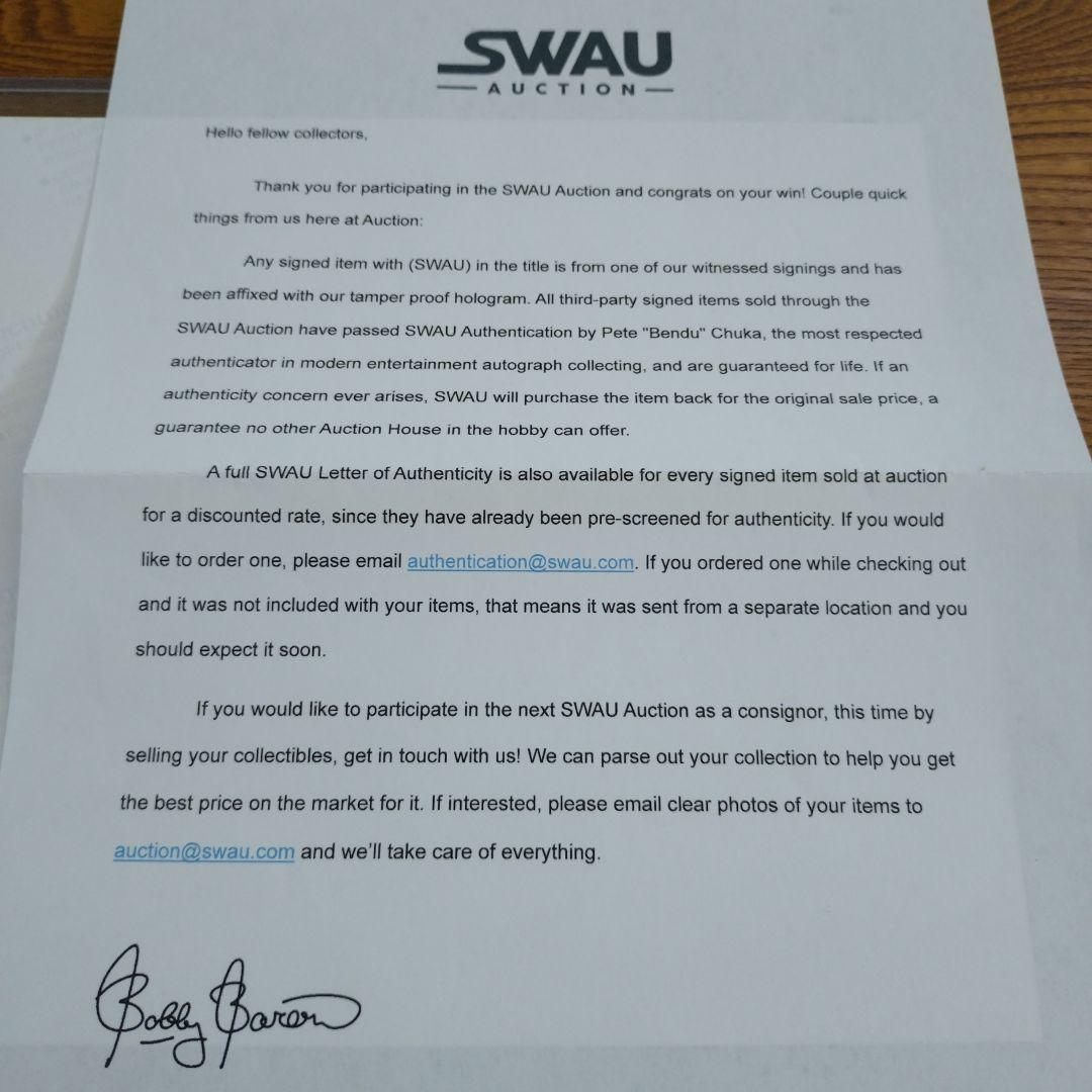 ゾーイサルダナ　アバター　サイン　オートグラフ　8×10インチ ガモーラ