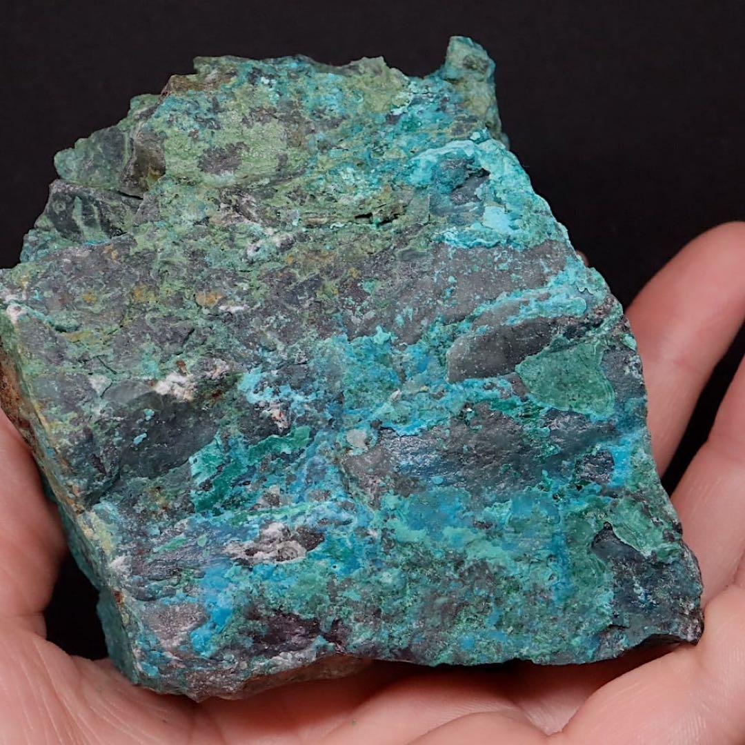 クリソコラ 珪孔雀石 孔雀石 312.5g CHS122 鉱物 原石 天然石