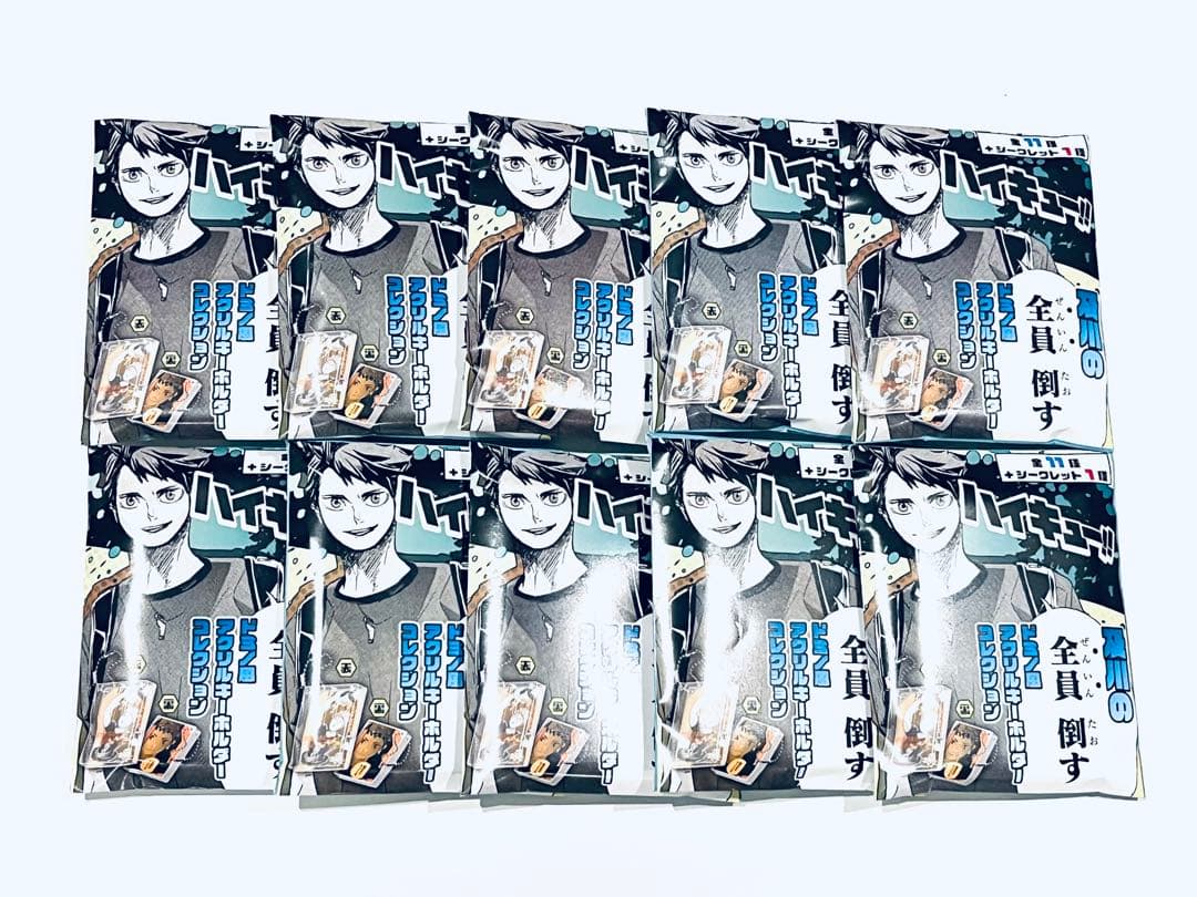 ハイキュー ドミノ風アクリルキーホルダーコレクション 未開封10点セット