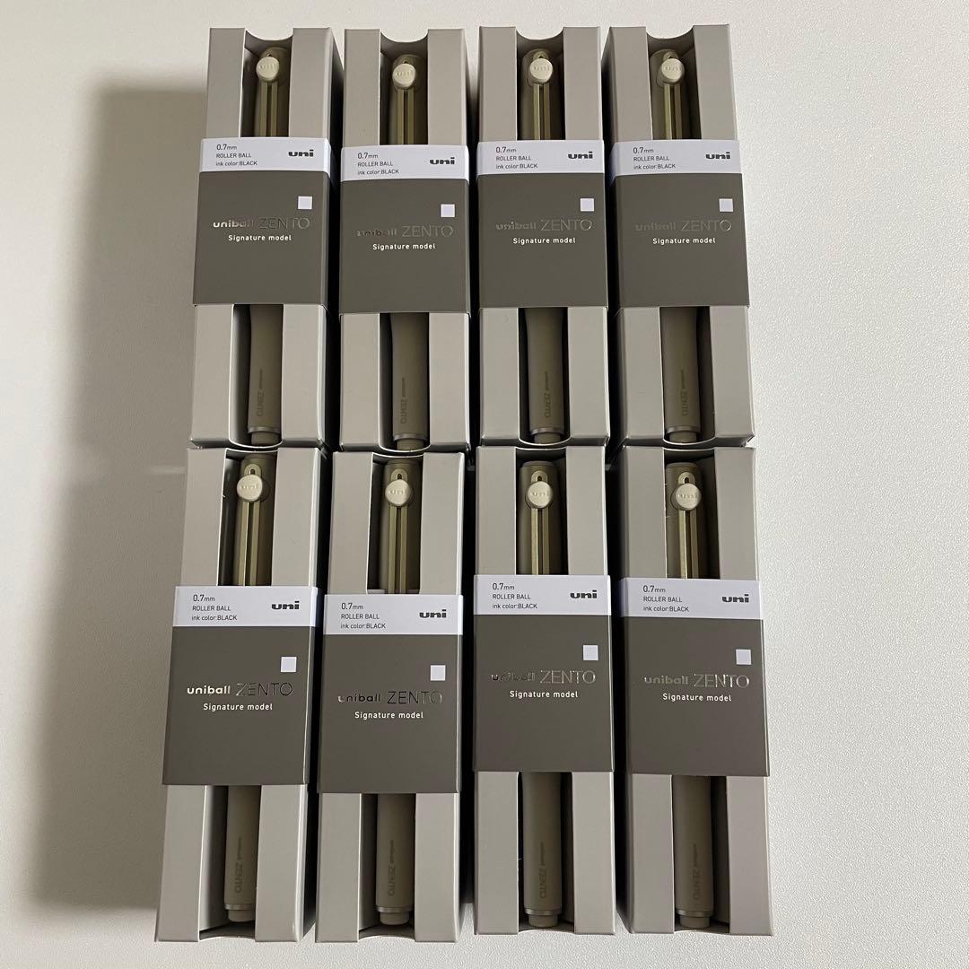 ユニボールゼント　シグニチャーモデル　ZENTO シャンパンゴールド　8本