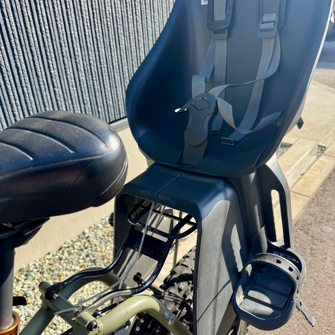 Panasonic ez カスタム　電動アシスト自転車 前後チャイルドシート付き