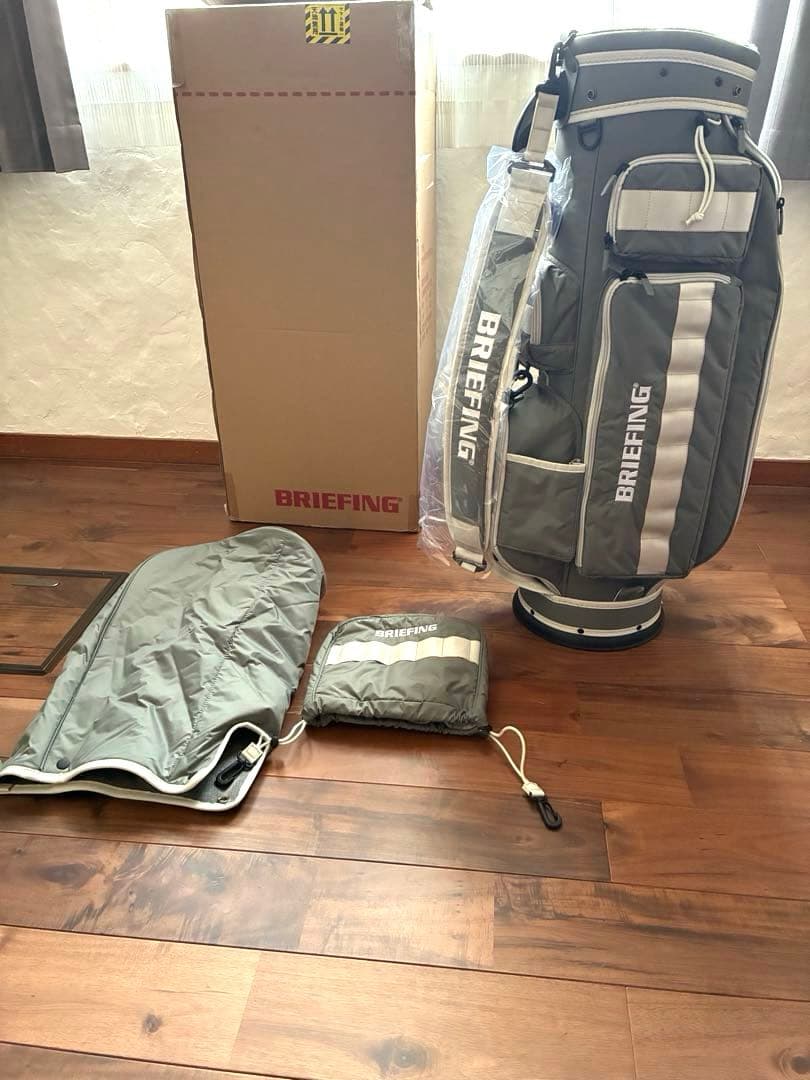 BRIEFING キャディバッグ CR-6 #03 ライトグレー