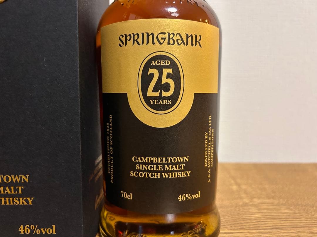 2023年瓶詰 スプリングバンク 25年 検索 18年 21年 30年