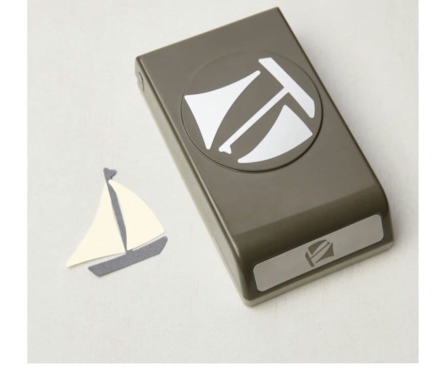 お値下げ！１点限り　未使用　ヨットパンチ＆スタンプ　スタンピンアップ