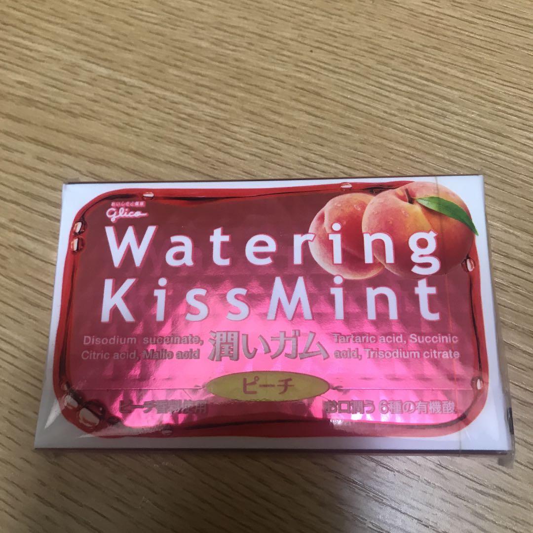Watering Kiss Mint 潤いガム ピーチ