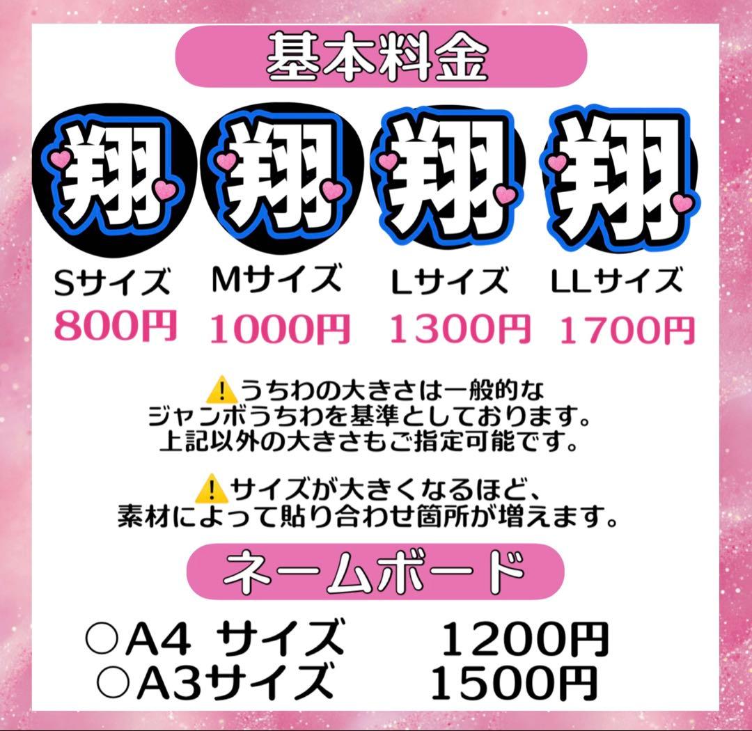 こ す も .様　1/26 うちわ　文字　オーダー　パネル