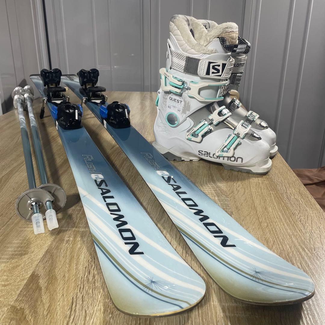 ①SALOMON お得なスキーフルセット‼︎