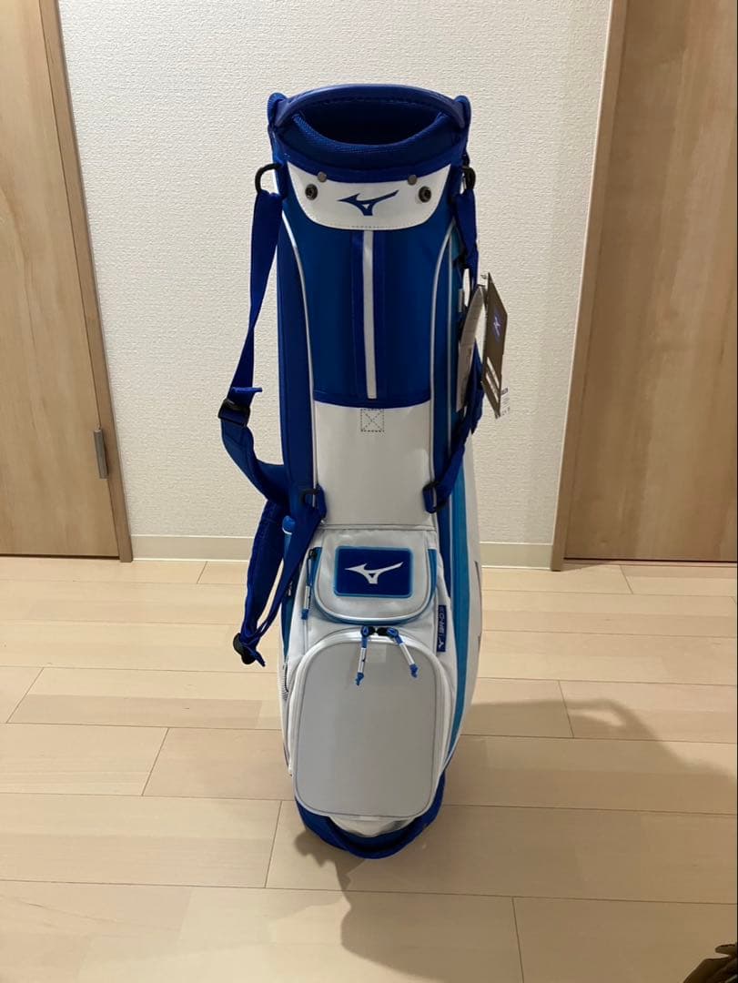 Mizuno BR-D3 ゴルフキャディバッグ 9.0型 ホワイト×ブルー