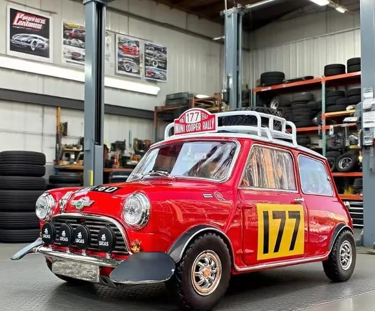 1/18 ミニクーパーS モンテカルロラリー 優勝車 1967 #177