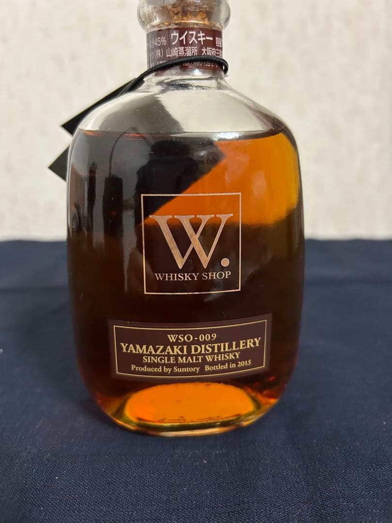 【未開栓品】 山崎 ウイスキーショップ W 009 300ml 【古酒】箱有り