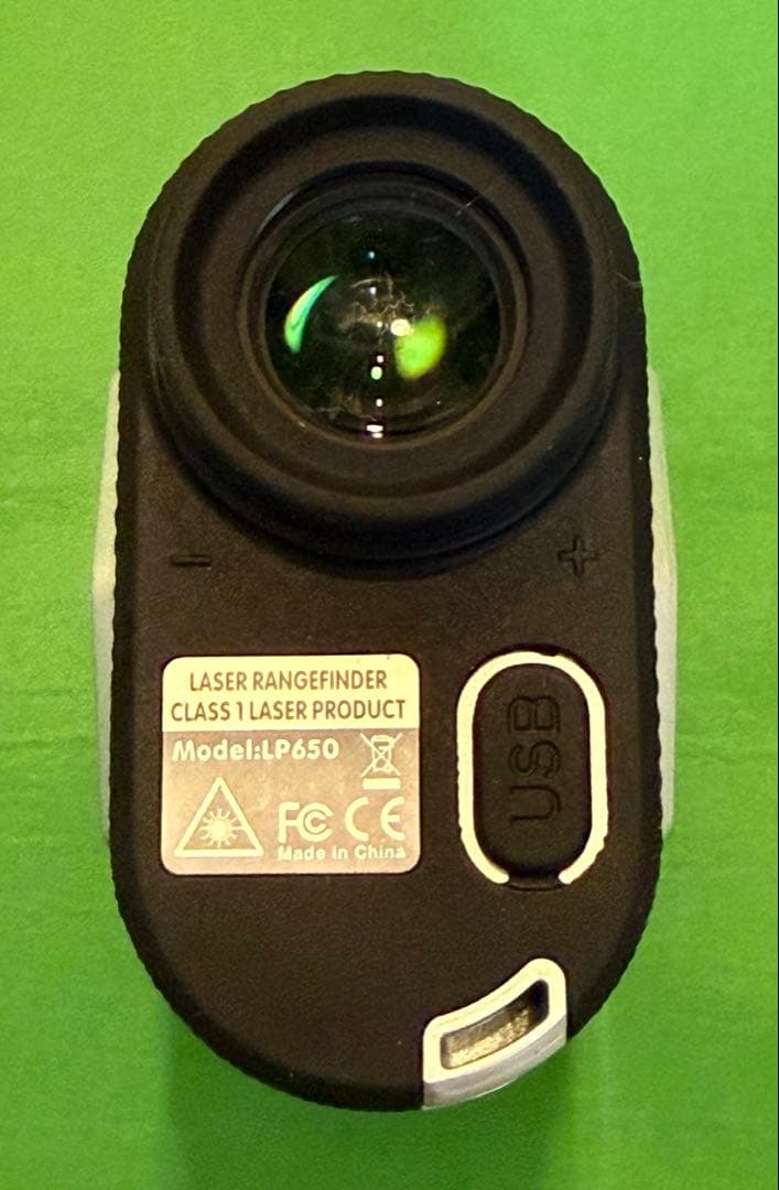 ゴルフ用レーザー距離計 650m 高精度 8モード シルバー