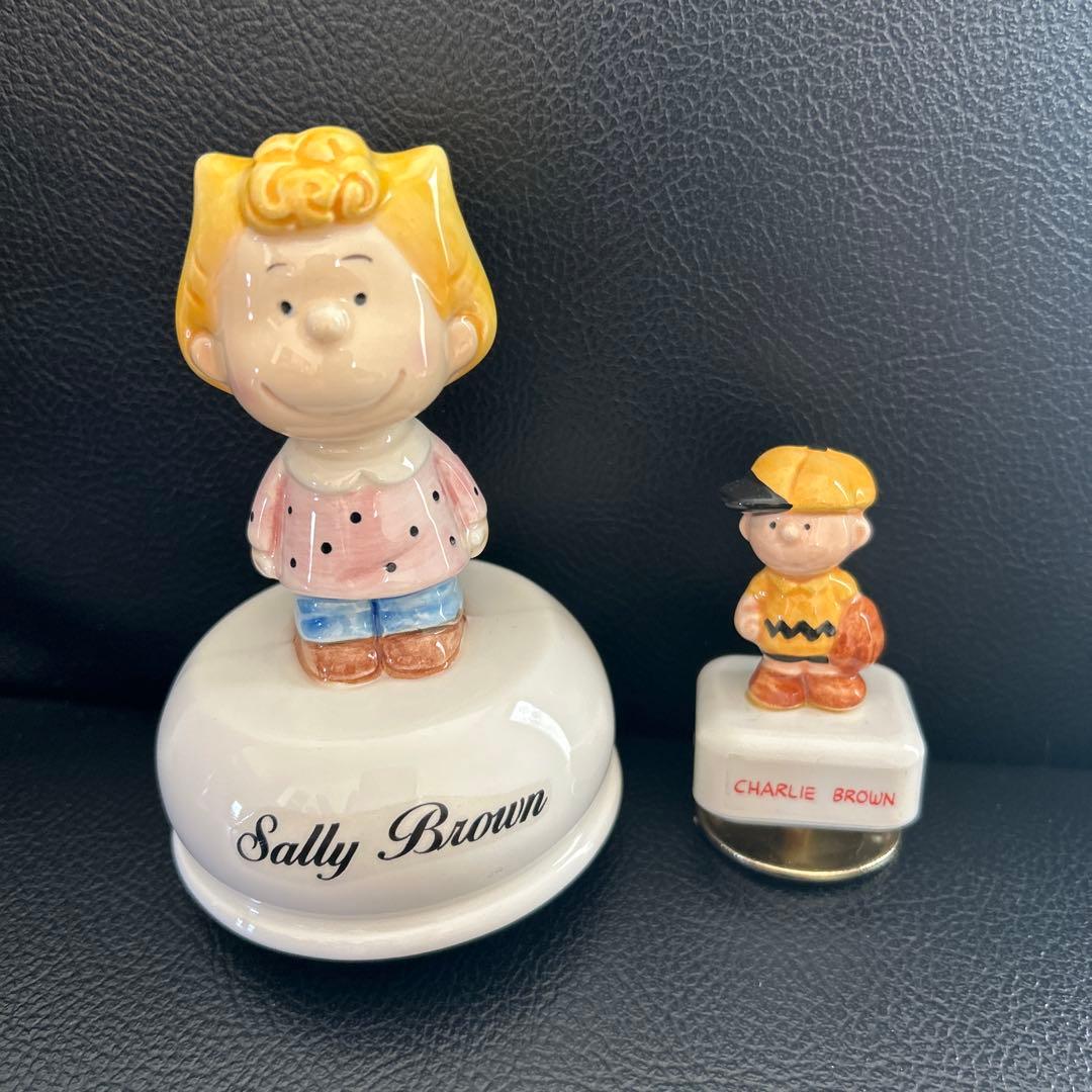 プラ！激レア！最終値下げ！スヌーピー オルゴールセットアンティーク