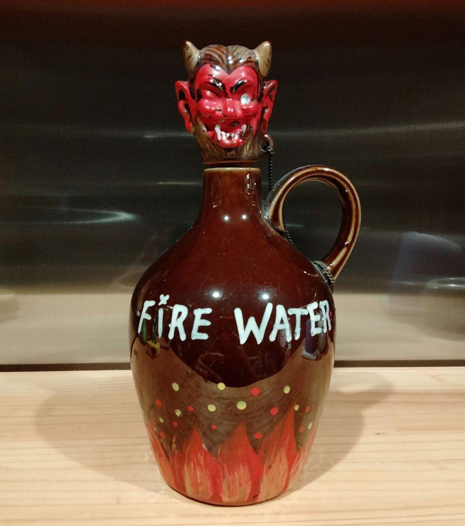 美品　50s デビル　サタン　死神　ビンテージ　デカンタ