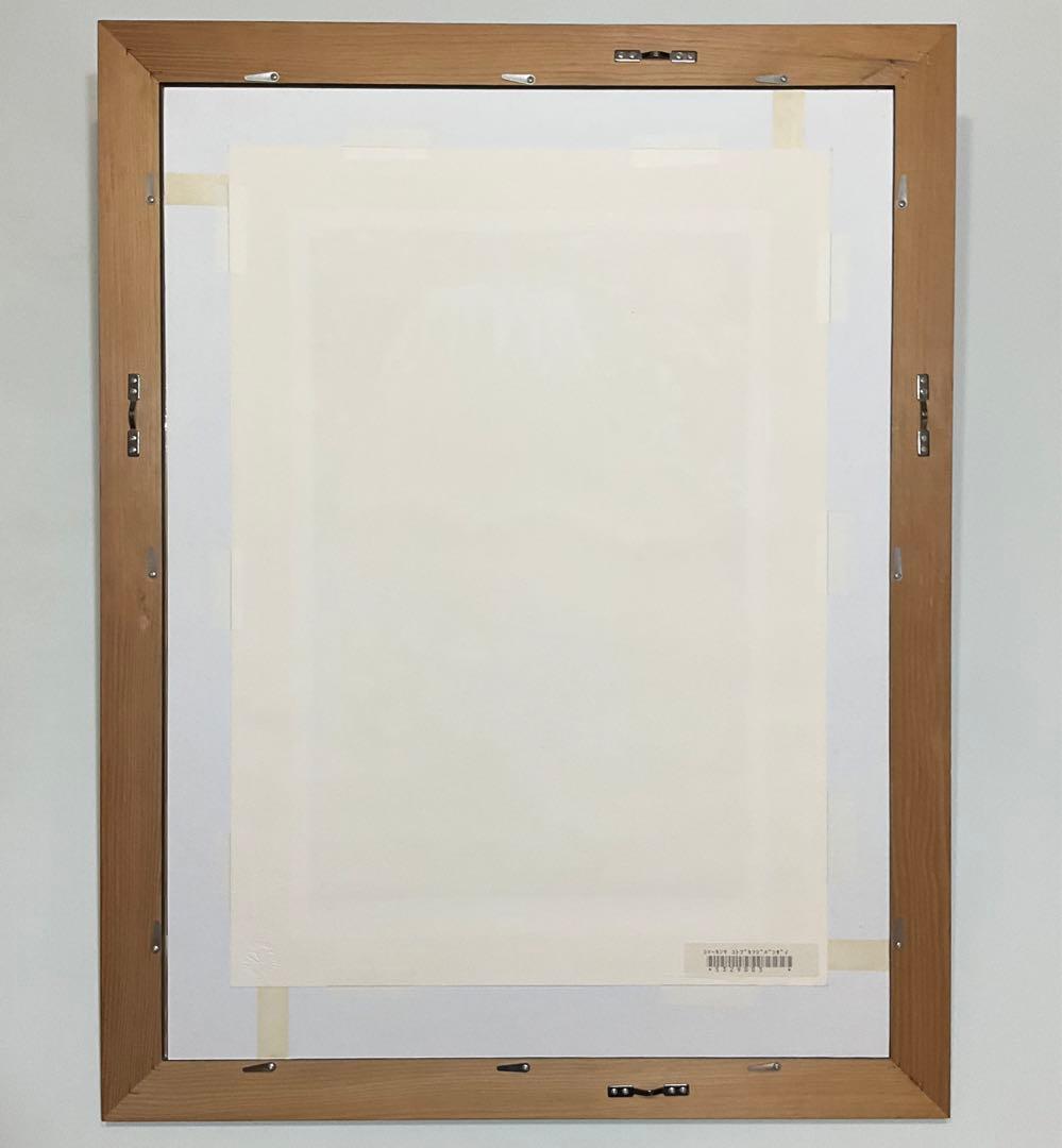 絵画・額縁・版画・志摩欣哉・シルクスクリーン・朱不二・美術品・インテリア・雑貨