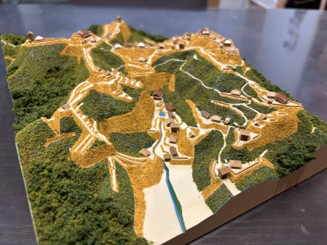 【今週まで値下げ‼️】城ラマ　高天神城　ジオラマ模型