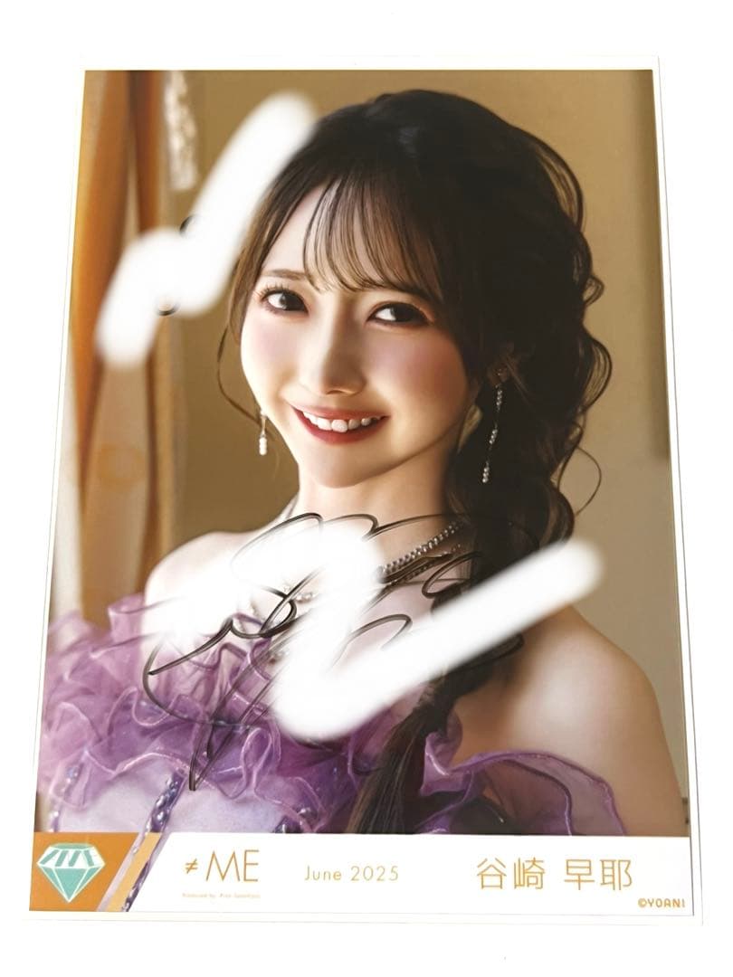 ≠ME 生写真 モブノデレラ MV衣装 谷崎早耶 直筆