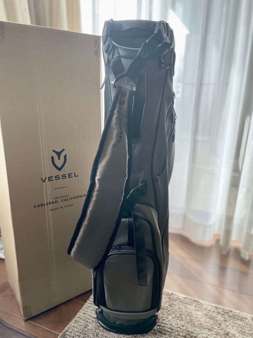 VESSELキャディバッグ　グレー