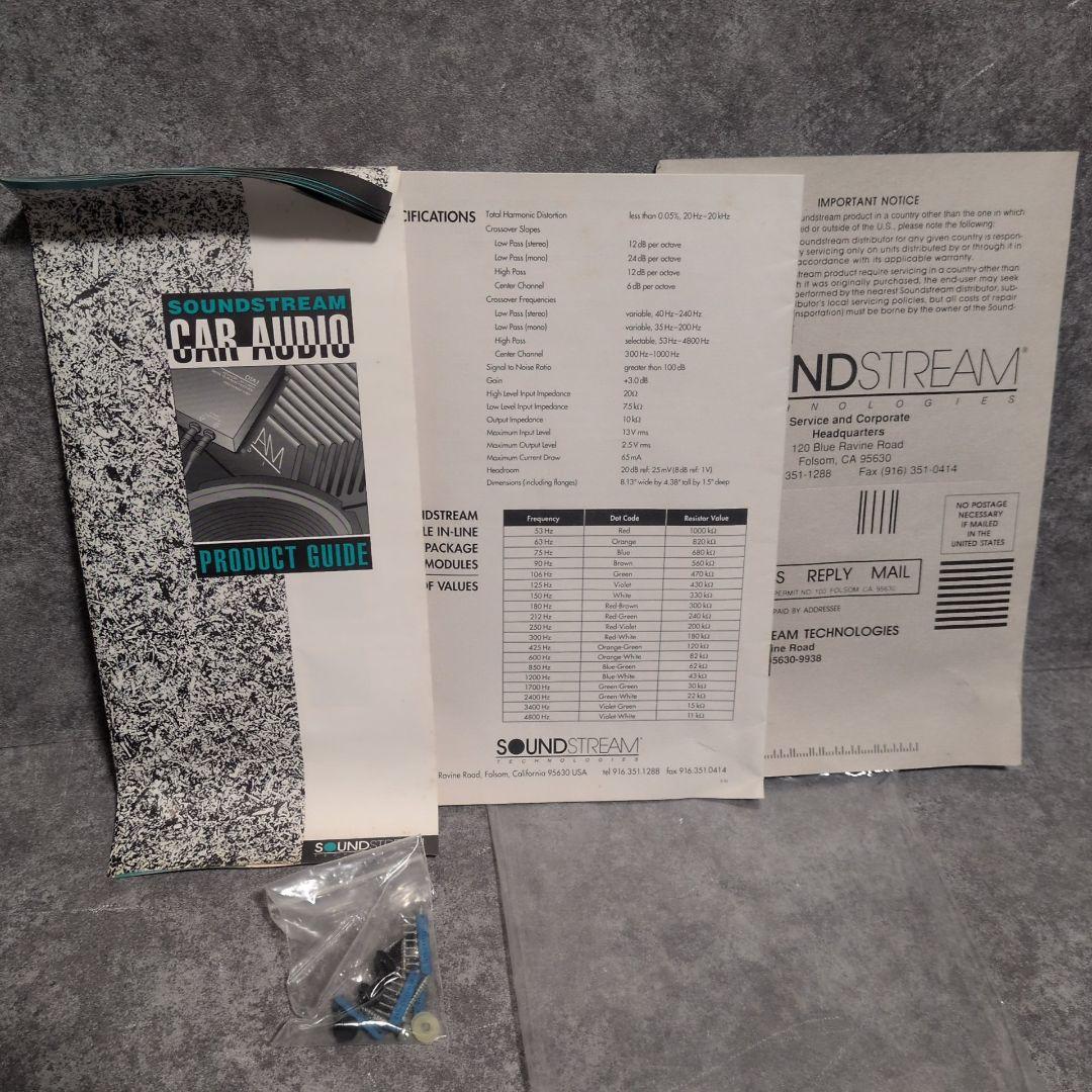 SOUND STREAM DX7 エレクトロニック クロスオーバー