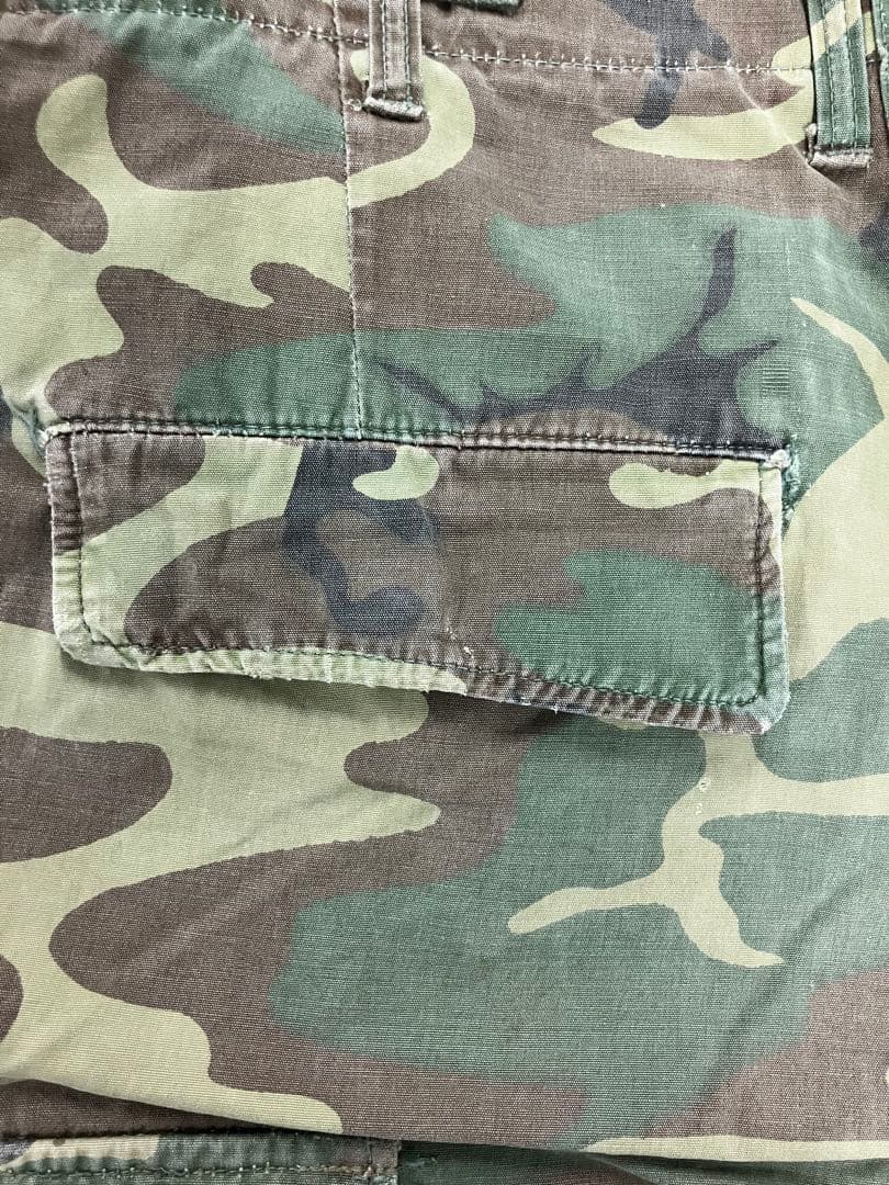 赤　米軍実物　60's ④⑦ ジャングルファティーグ　ERDL ノンリップ