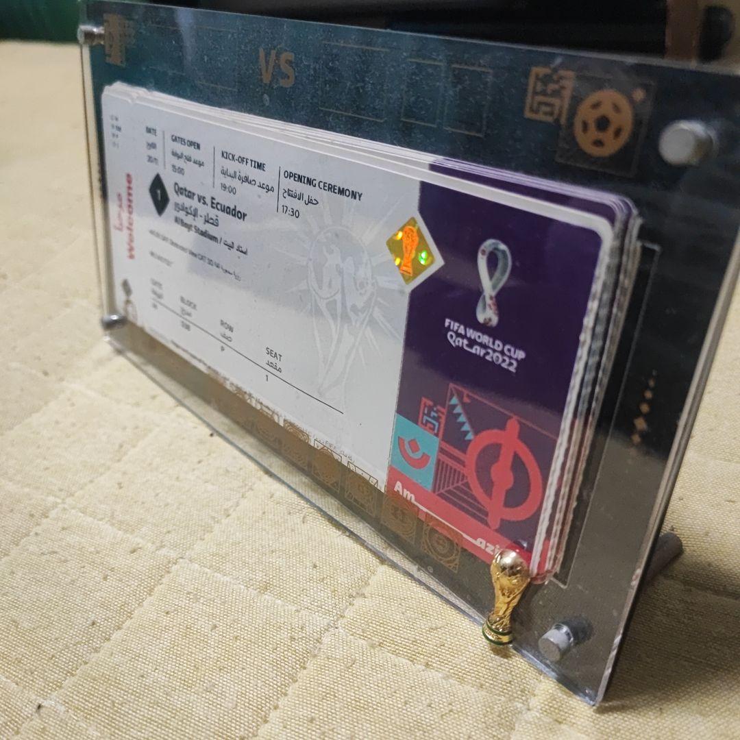 FIFA カタールワールドカップ チケットフレーム スタジアム限定販売
