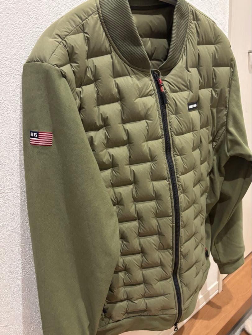 ブリーフィングゴルフハイブリッドダウンBRIEFING XL アーミーグリーン