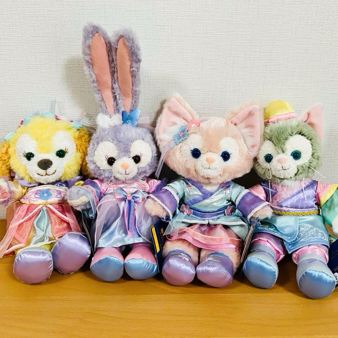 香港ディズニーランド ダッフィーフレンズ　ぬいぐるみセット