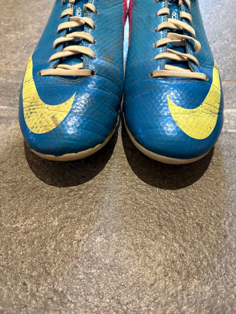 ナイキ マーキュリアル ベロチ HG V ライトブルー×イエロー