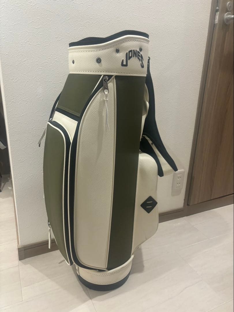 JONES スタンド式キャディバッグ オリーブグリーン