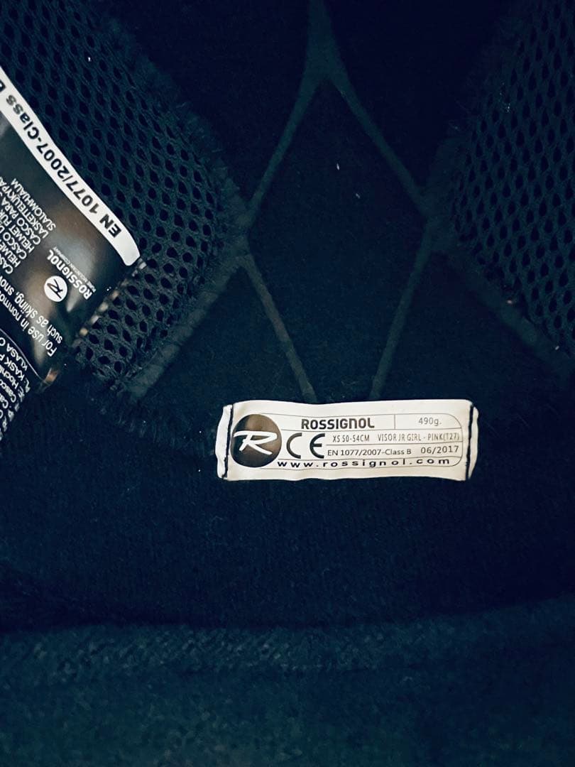 ROSSIGNOL スキー ヘルメット ピンク/青