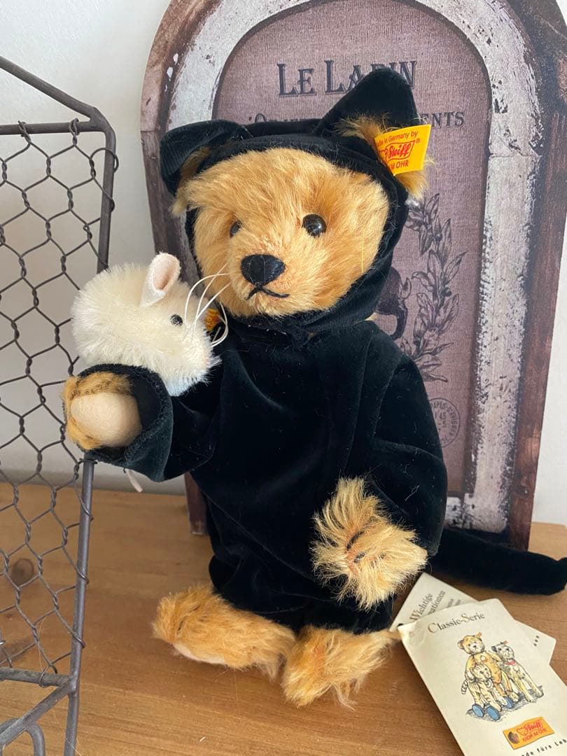 未使用シュタイフハロウィンベア黄色タグ