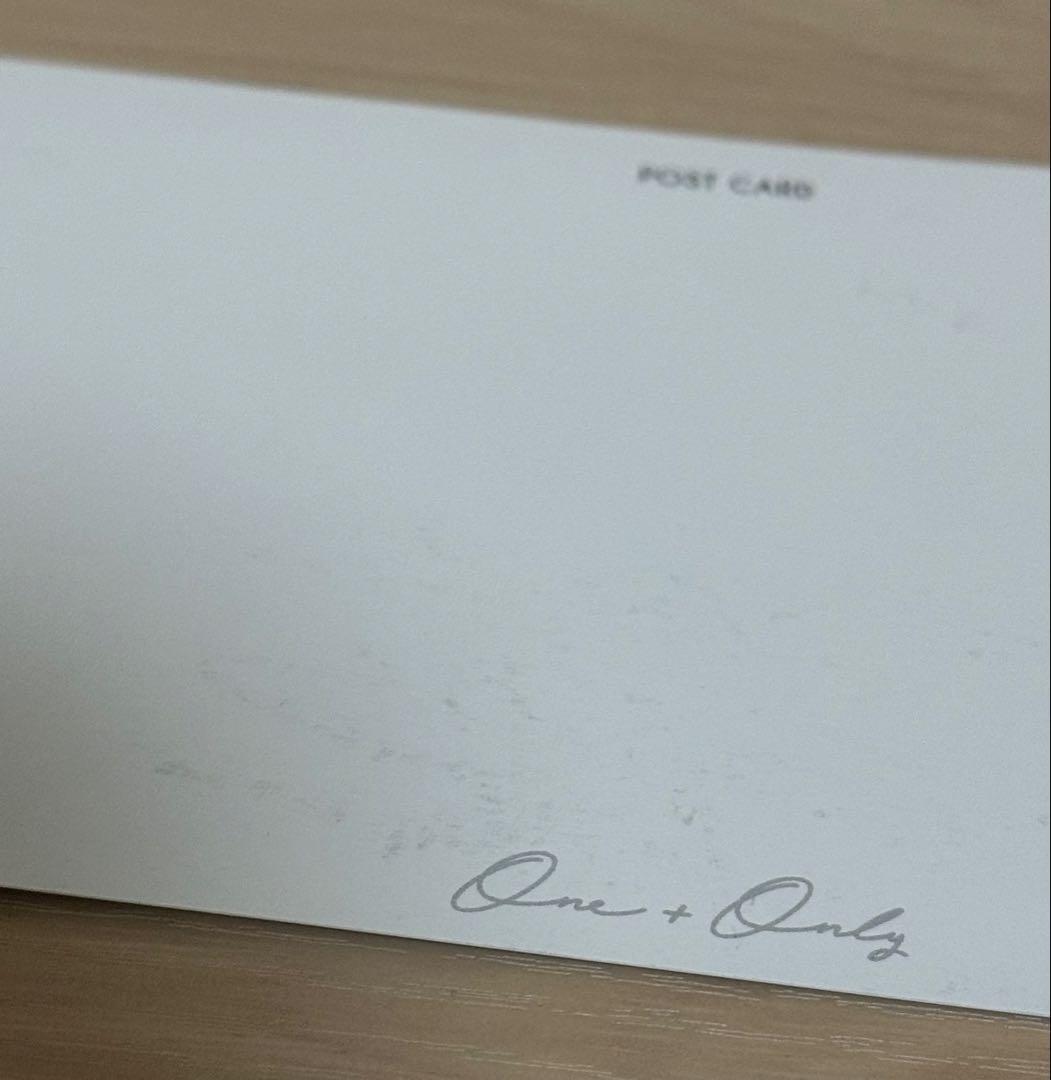 EXILE ATSUSHI 直筆サイン ポストカード ONE&ONLY 非売品