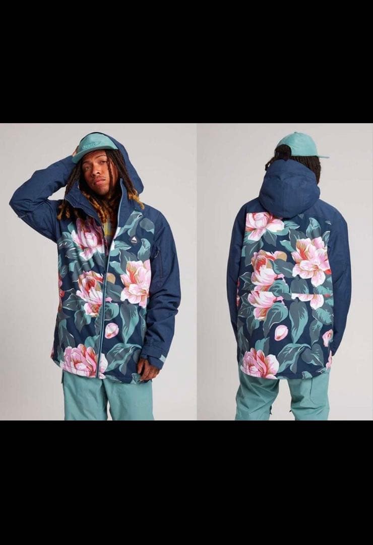 【美品】BURTON バートン 花柄 スノボウェア ジャケット