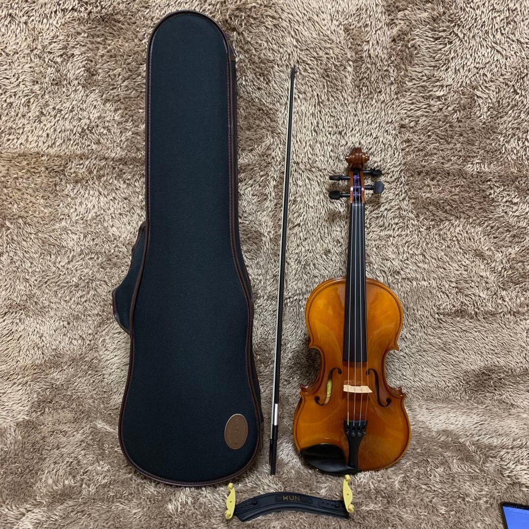 極美品 バイオリン ホレイシオ・ルカ V-100 (4/4)肩当 弓・ケース付属