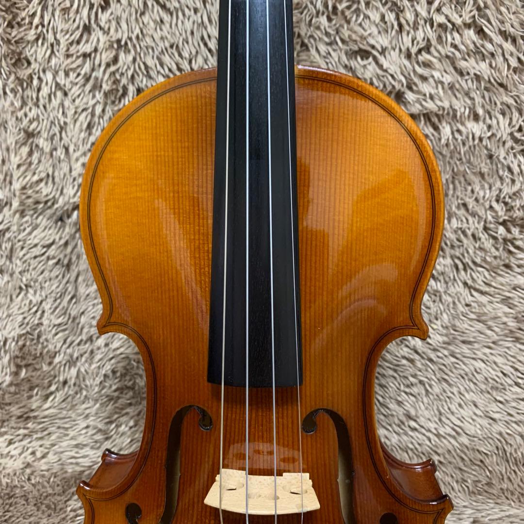 極美品 バイオリン ホレイシオ・ルカ V-100 (4/4)肩当 弓・ケース付属