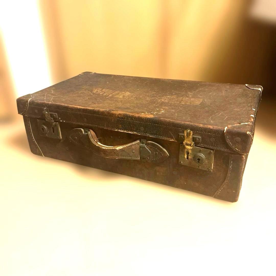 【一点物】昭和戦後期 日本製 アンティークトランク｜Y.T.&Co 古道具 収納